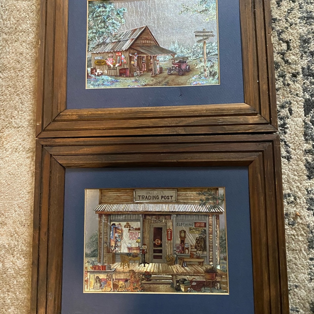 2D Vintage prints